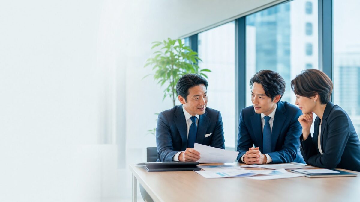 M&A Doの業務委託パートナー募集を表す、顔が見えるビジネス面談の画像